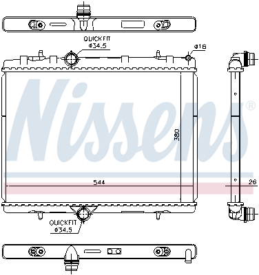 Nissens Radiateur 636029