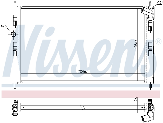 Nissens Radiateur 636032