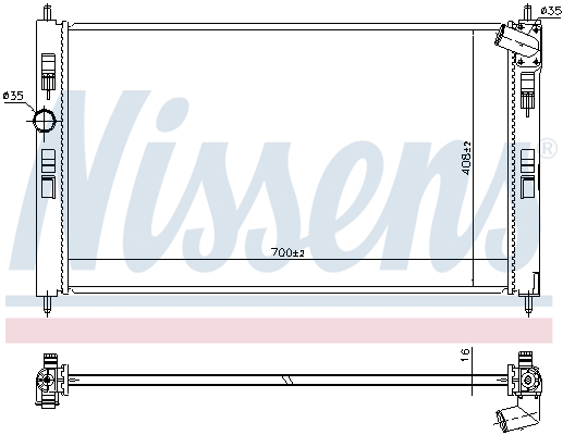 Nissens Radiateur 636033