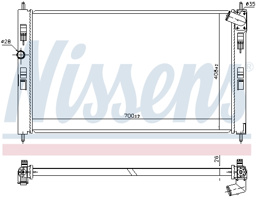 Nissens Radiateur 636034