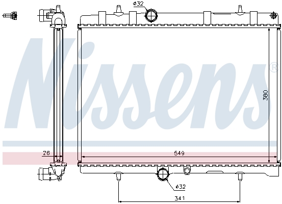 Nissens Radiateur 63606A