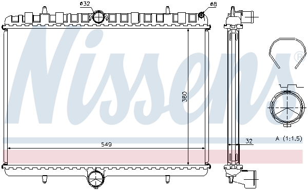 Nissens Radiateur 63621A