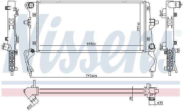 Nissens Radiateur 636728
