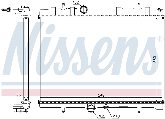 Nissens Radiateur 63689A