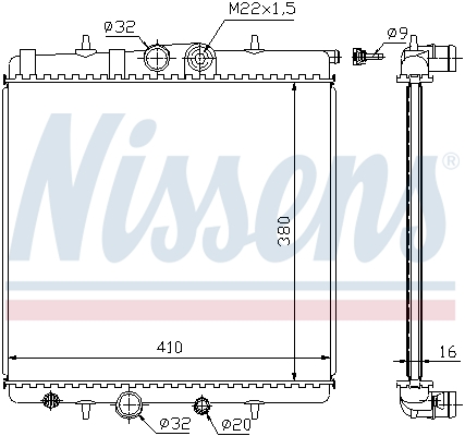 Nissens Radiateur 63691