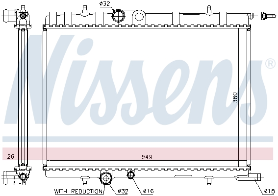 Nissens Radiateur 63694A