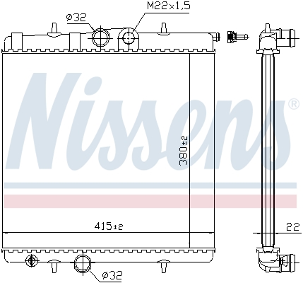 Nissens Radiateur 63708A