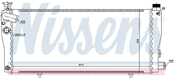 Nissens Radiateur 63709