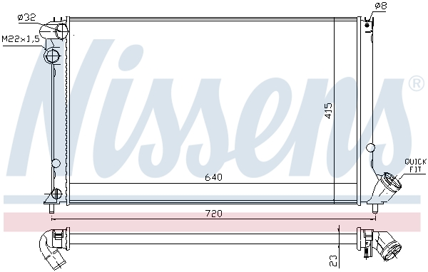 Nissens Radiateur 63731