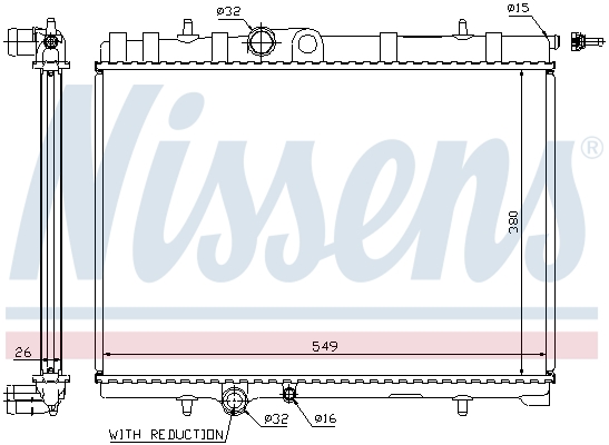 Nissens Radiateur 63744A