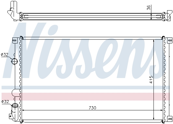 Nissens Radiateur 63761