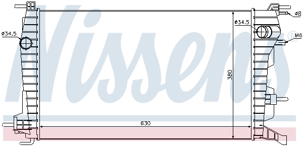 Nissens Radiateur 637616