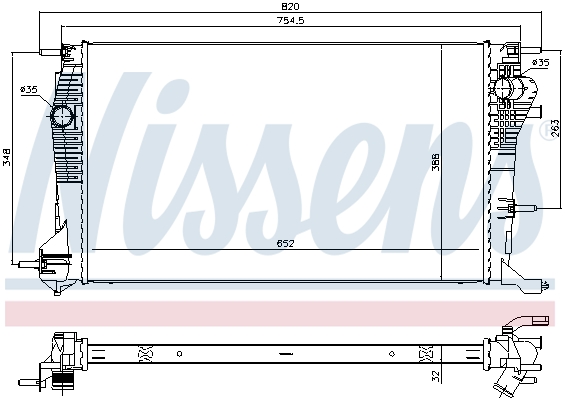 Nissens Radiateur 637617