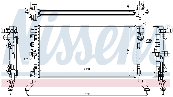 Nissens Radiateur 637619