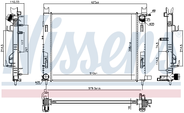 Nissens Radiateur 637627