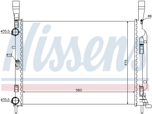 Nissens Radiateur 637628