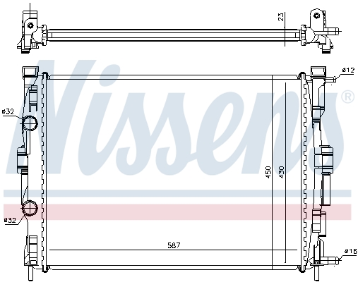 Nissens Radiateur 63764