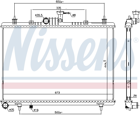 Nissens Radiateur 637643