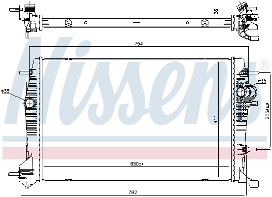 Nissens Radiateur 637648