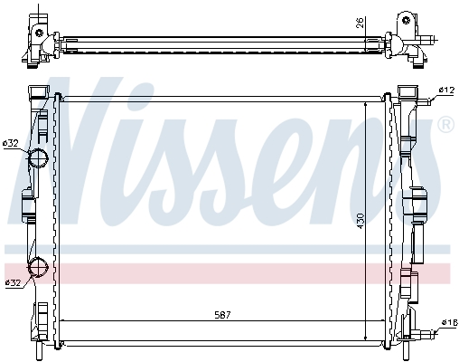 Nissens Radiateur 63765A