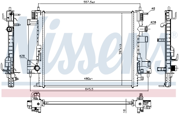 Nissens Radiateur 637662