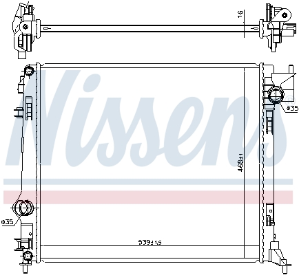 Nissens Radiateur 637663