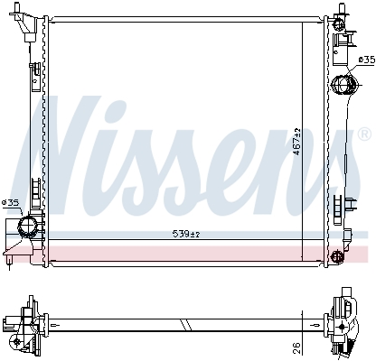 Nissens Radiateur 637664