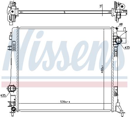 Nissens Radiateur 637665