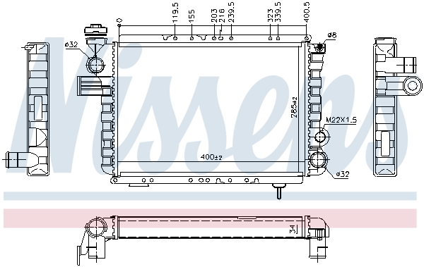 Nissens Radiateur 63770