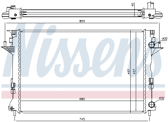 Nissens Radiateur 63771
