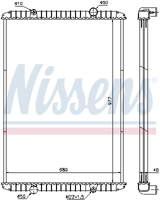 Radiateur Nissens 637750