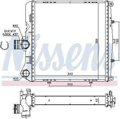 Nissens Radiateur 637774