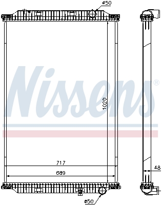 Radiateur Nissens 637780