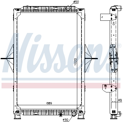 Radiateur Nissens 63778A
