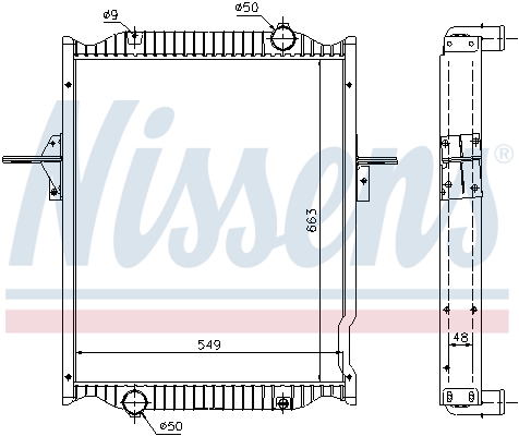 Radiateur Nissens 63781A
