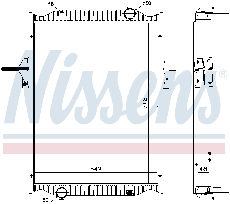 Radiateur Nissens 63782A