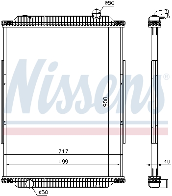 Radiateur Nissens 637880