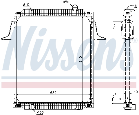 Radiateur Nissens 63789A