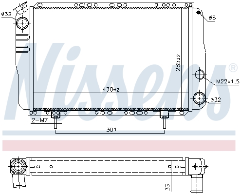 Nissens Radiateur 63800
