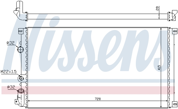 Nissens Radiateur 63812A