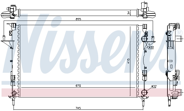 Nissens Radiateur 63816