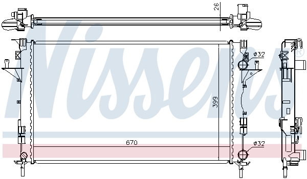 Nissens Radiateur 63816A