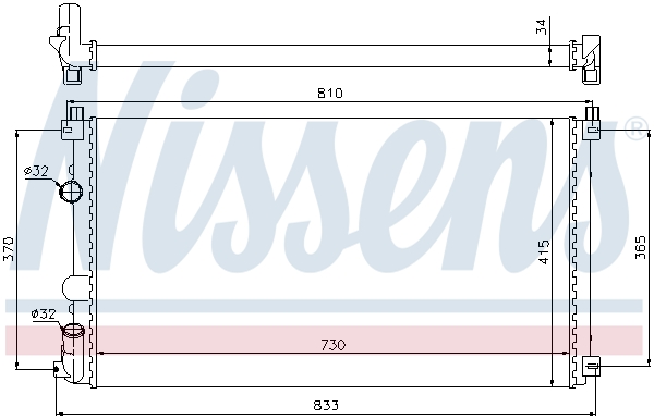 Nissens Radiateur 63819