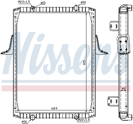 Radiateur Nissens 63821A