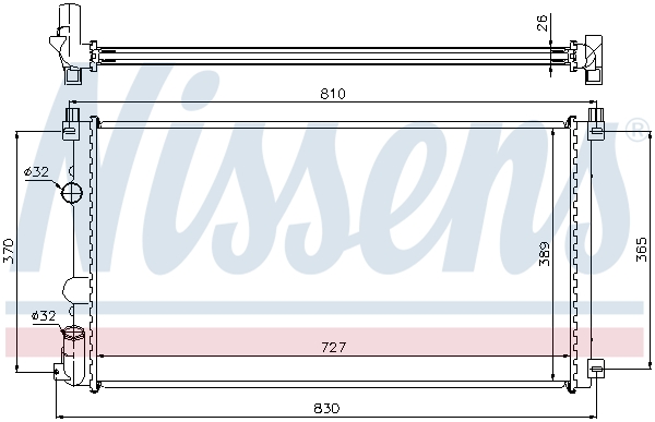 Nissens Radiateur 63824A