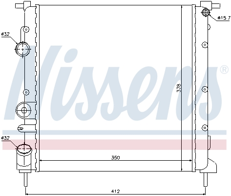 Nissens Radiateur 638271