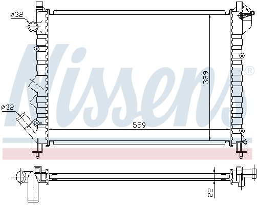 Nissens Radiateur 63832