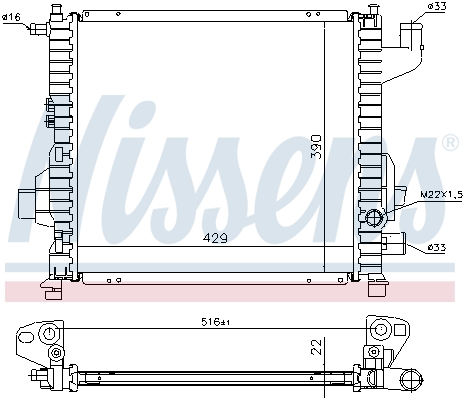 Nissens Radiateur 63835A