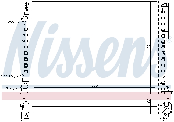 Nissens Radiateur 63843A