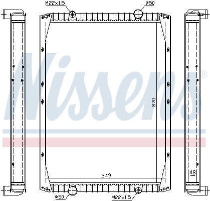 Radiateur Nissens 63845A